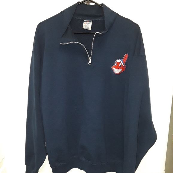 MLB Cleveland Indians Men's Sweatshirt - Picture 5 of 6
